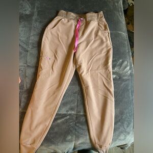 Figs scrub pants brown